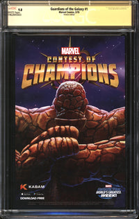 Guardians Of The Galaxy (2019) #1 Premiere Edition CGC Signature Series 9.8 NM/MT Signed Donny Cates