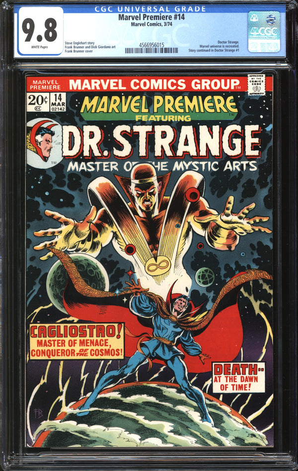 Marvel Premiere (1972) #14 CGC 9.8 NM/MT