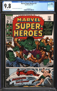 Marvel Super-Heroes (1966) #27 CGC 9.8 NM/MT