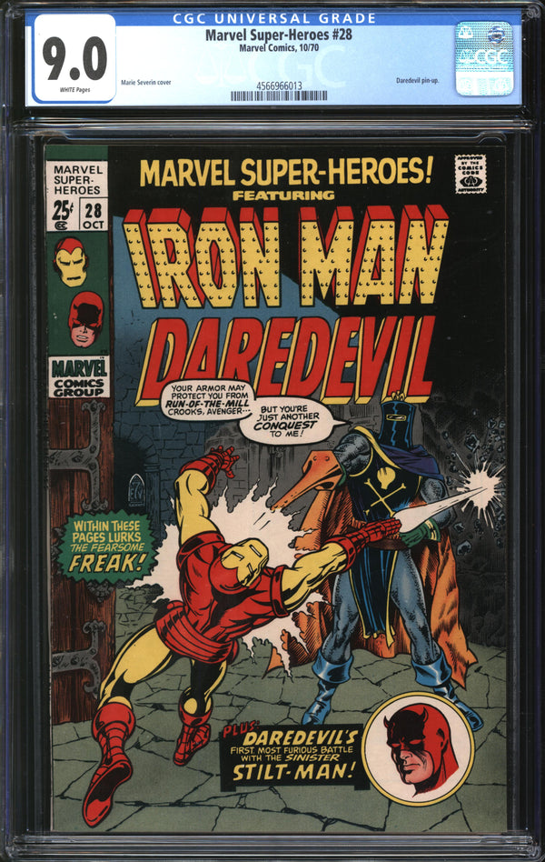 Marvel Super-Heroes (1966) #28 CGC 9.0 VF/NM