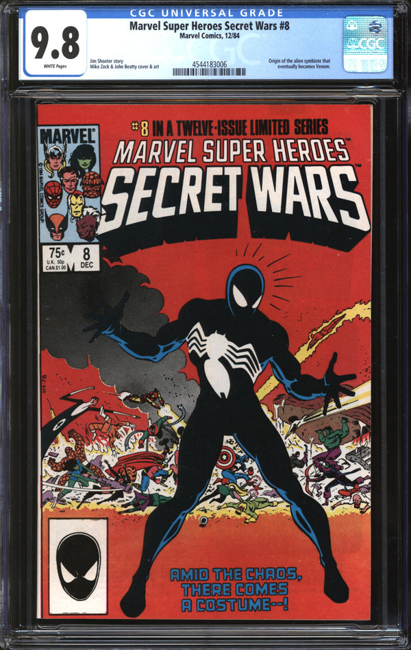 Marvel Super-Heroes Secret Wars (1984) # 8 CGC 9.8 NM/MT