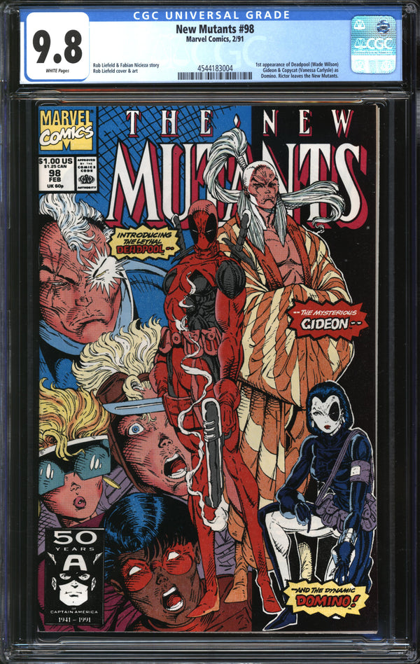 New Mutants (1983) #98 CGC 9.8 NM/MT