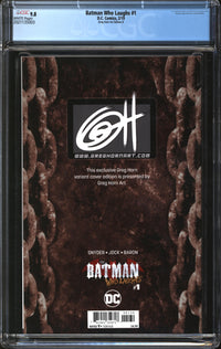 Batman Who Laughs (2019) #1 Greg Horn ComicXposure Edition D CGC 9.8 NM/MT