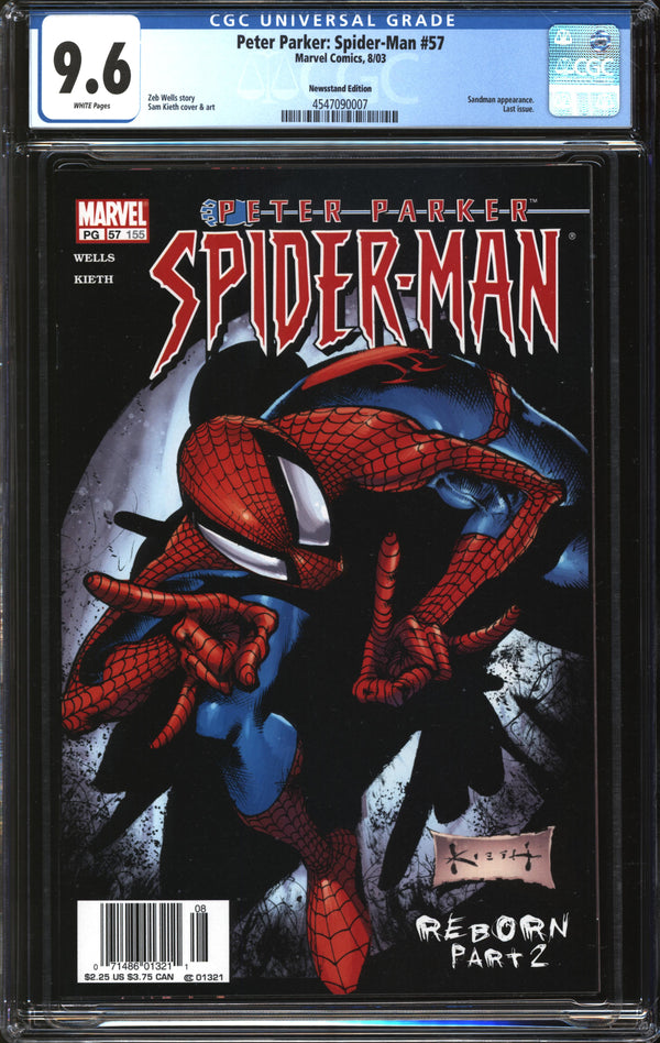 Peter Parker: Spider-Man (1999) #57 Newsstand Edition CGC 9.6 NM+