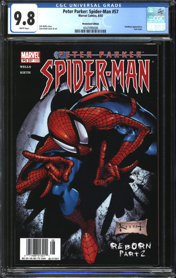 Peter Parker: Spider-Man (1999) #57 Newsstand Edition CGC 9.8 NM/MT