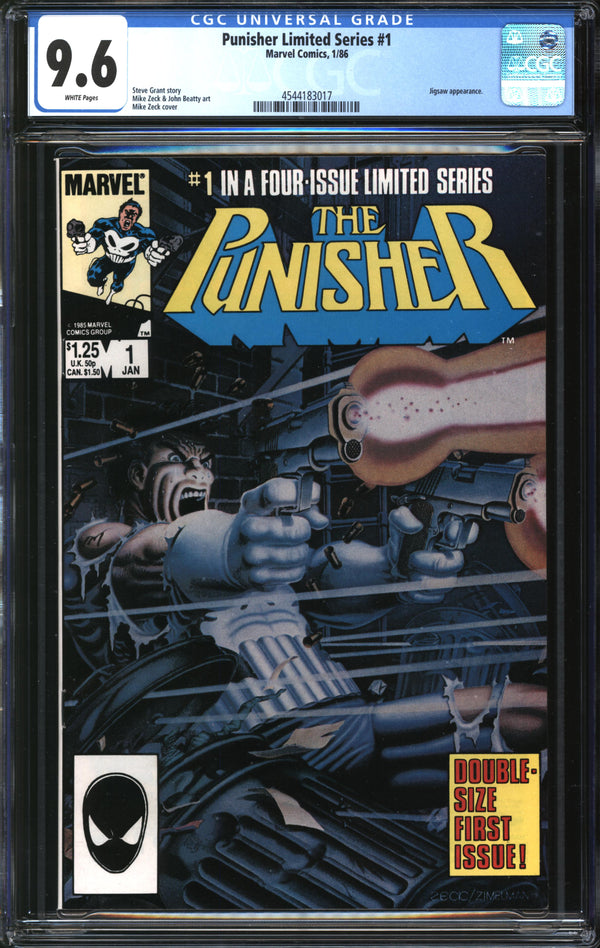 Punisher Limited Series (1986) #1 CGC 9.6 NM+