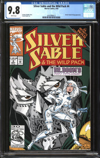Silver Sable And The Wild Pack (1992) #4 CGC 9.8 NM/MT