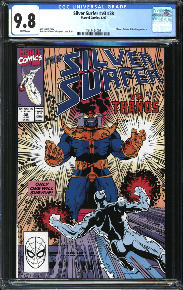 Silver Surfer (1987) # 38 CGC 9.8 NM/MT