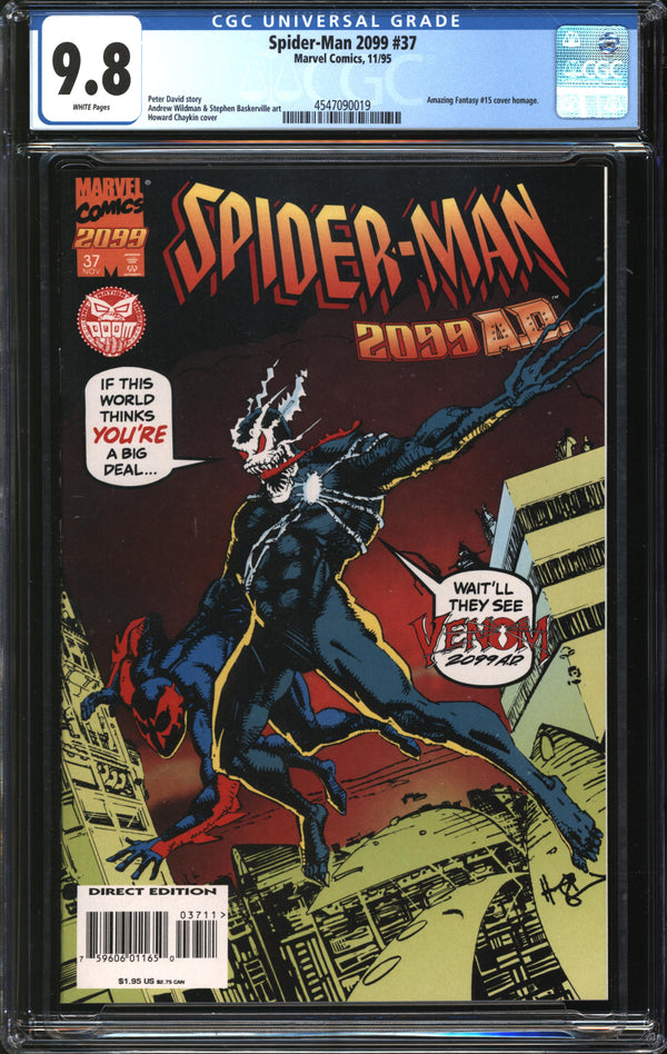 Spider-Man 2099 (1992) #37 CGC 9.8 NM/MT