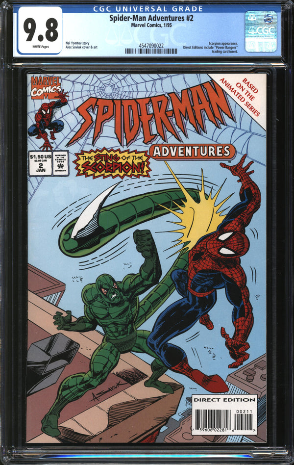 Spider-Man Adventures (1994) # 2 CGC 9.8 NM/MT