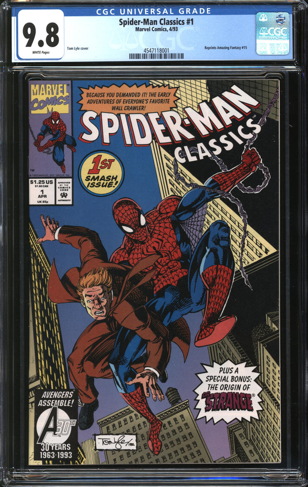 Spider-Man Classics (1993) #1 CGC 9.8 NM/MT