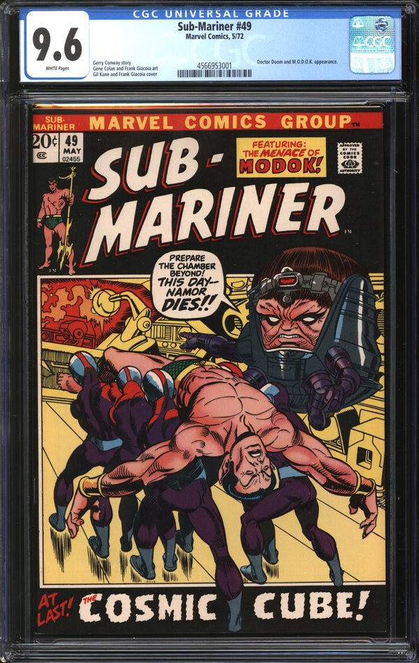 Sub-Mariner (1968) #49 CGC 9.6 NM+