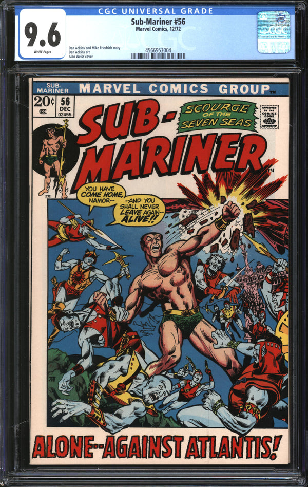 Sub-Mariner (1968) #56 CGC 9.6 NM+