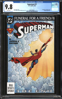 Superman (1987) # 77 CGC 9.8 NM/MT