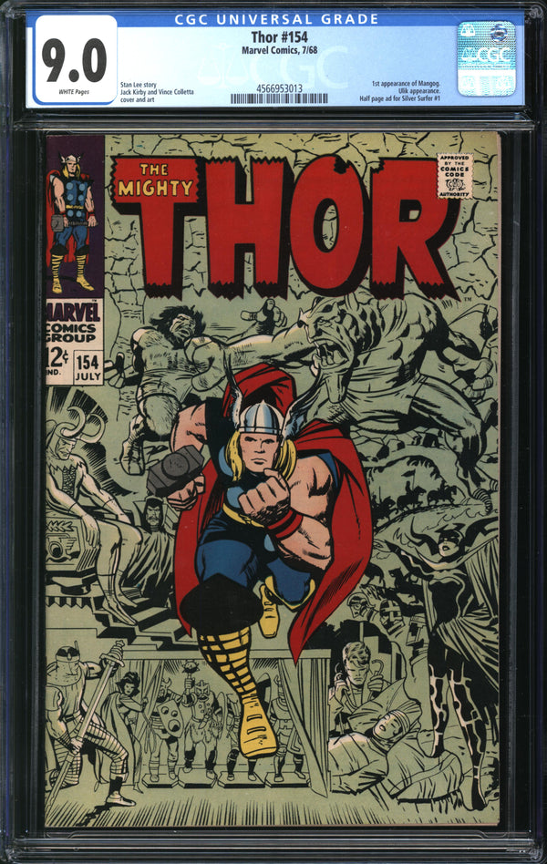Thor (1966) #154 CGC 9.0 VF/NM
