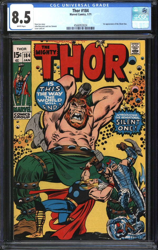 Thor (1966) #184 CGC 8.5 VF+