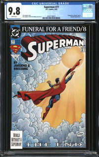 Superman (1987) # 77 CGC 9.8 NM/MT