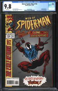Web Of Spider-Man (1985) #118 CGC 9.8 NM/MT