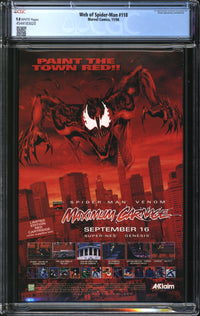Web Of Spider-Man (1985) #118 CGC 9.8 NM/MT