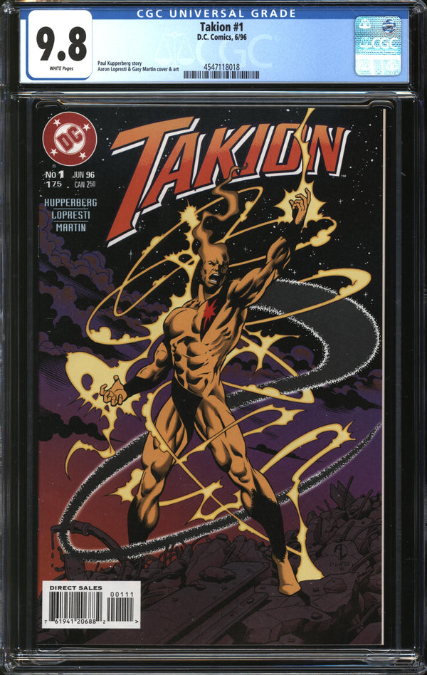 Takion (1996) #1 CGC 9.8 NM/MT
