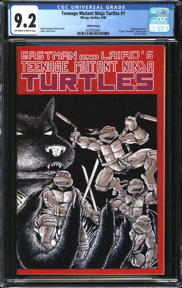 Teenage Mutant Ninja Turtles (1984) # 1 Fifth Printing CGC 9.2 NM-