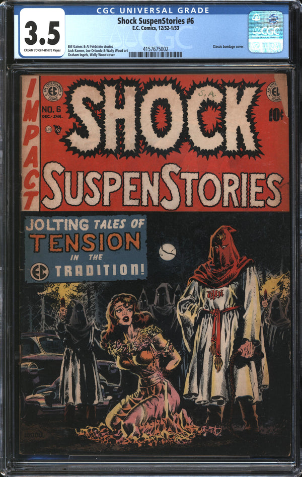 Shock SuspenStories (1952) #6 CGC 3.5 VG-