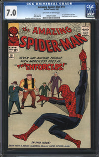 Amazing Spider-Man (1963) # 10 CGC 7.0 FN/VF