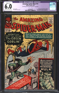 Amazing Spider-Man (1963) # 14 CGC Restored 6.0 FN