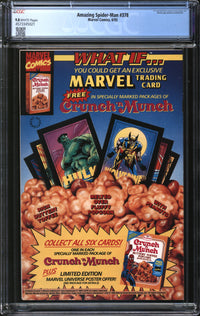 Amazing Spider-Man (1963) #378 CGC 9.8 NM/MT