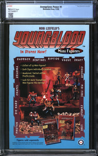 Avengelyne: Power (1995) #1 (Blue Cover) CGC 9.8 NM/MT