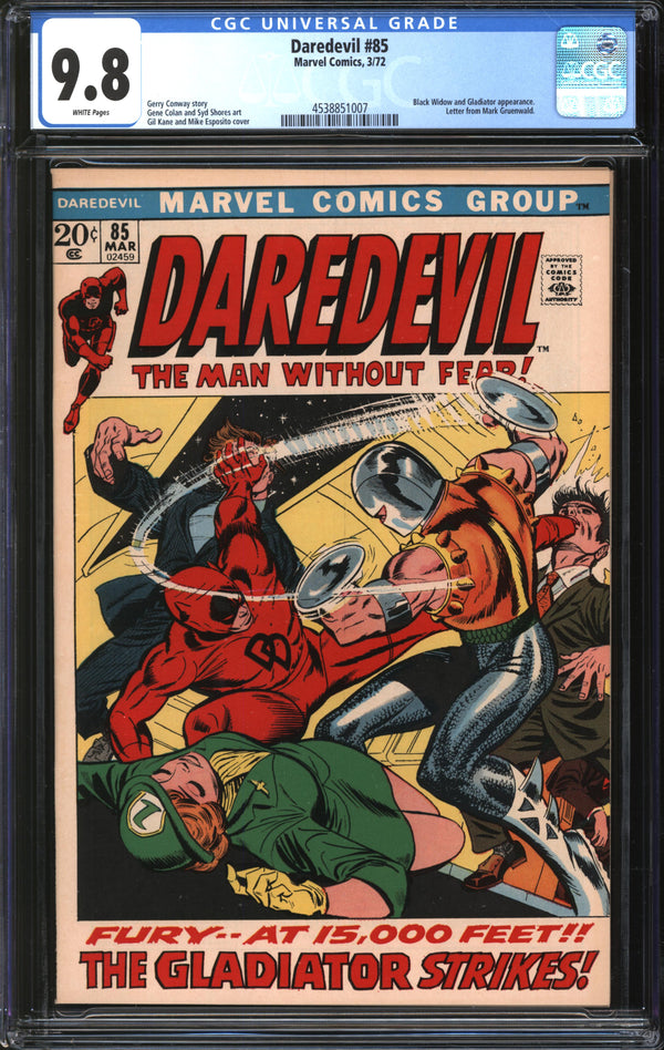 Daredevil (1964) # 85 CGC 9.8 NM/MT