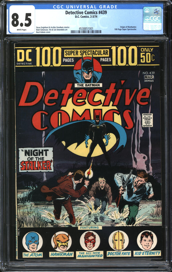 Detective Comics (1937) #439 CGC 8.5 VF+