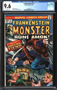 Frankenstein (1973) #13 CGC 9.6 NM+