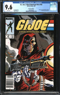 G.I. Joe, A Real American Hero (1982) # 43 Newsstand Edition CGC 9.6 NM+