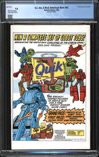 G.I. Joe, A Real American Hero (1982) # 43 Newsstand Edition CGC 9.6 NM+