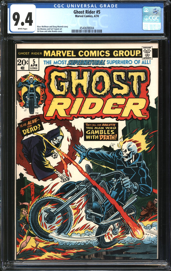 Ghost Rider (1973) # 5 CGC 9.4 NM