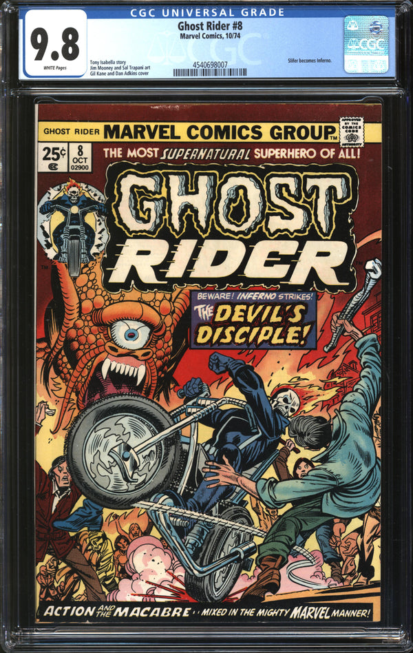 Ghost Rider (1973) # 8 CGC 9.8 NM/MT