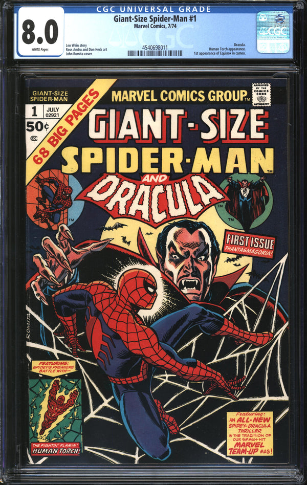 Giant-Size Spider-Man (1974) #1 CGC 8.0 VF