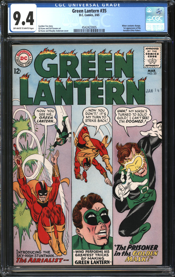 Green Lantern (1960) # 35 CGC 9.4 NM