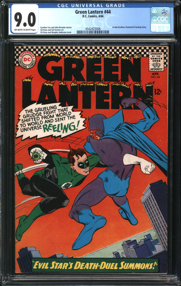 Green Lantern (1960) # 44 CGC 9.0 VF/NM