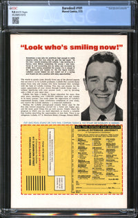 Daredevil (1964) #101 CGC 9.8 NM/MT