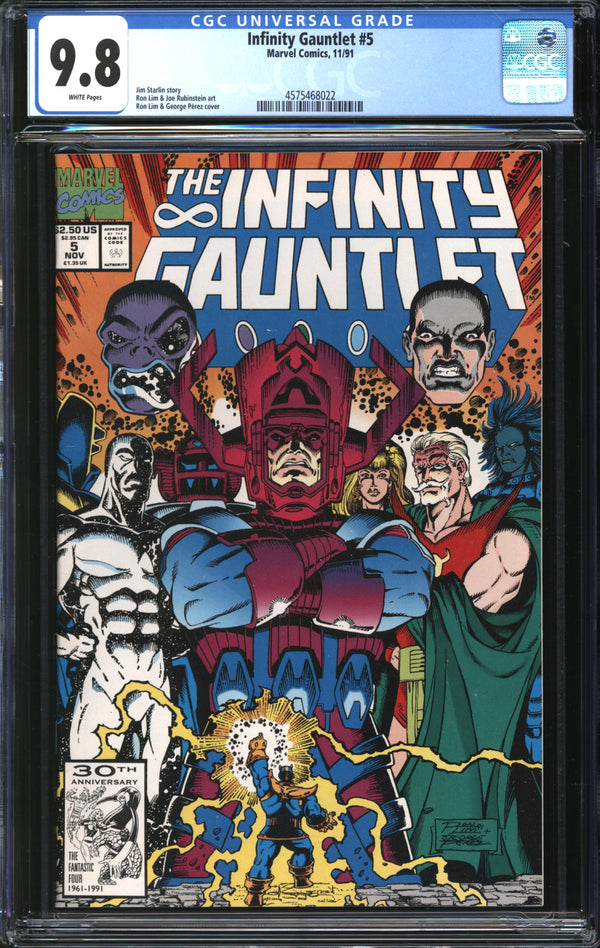 Infinity Gauntlet (1991) #5 CGC 9.8 NM/MT