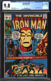 Iron Man (1968) # 34 CGC 9.8 NM/MT