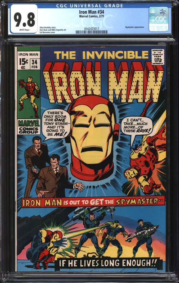 Iron Man (1968) # 34 CGC 9.8 NM/MT