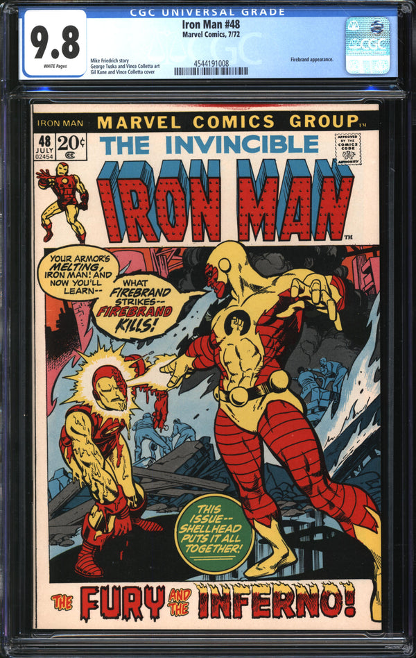 Iron Man (1968) # 48 CGC 9.8 NM/MT
