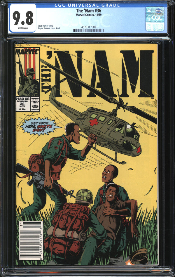 'Nam, The (1986) #36 CGC 9.8 NM/MT