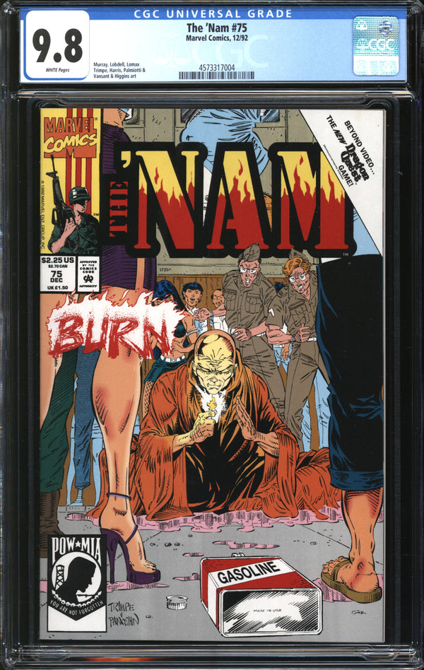 'Nam, The (1986) #75 CGC 9.8 NM/MT