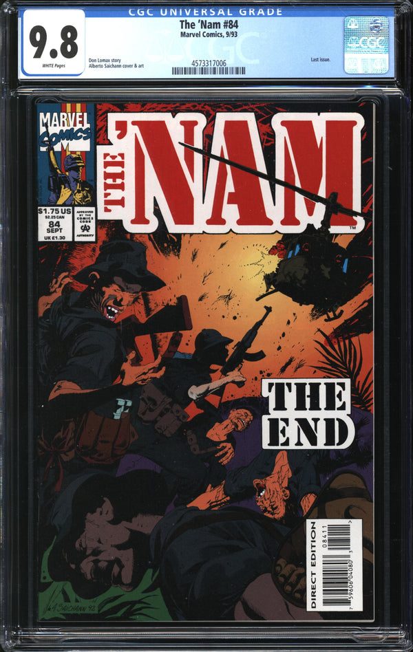 'Nam, The (1986) #84 CGC 9.8 NM/MT