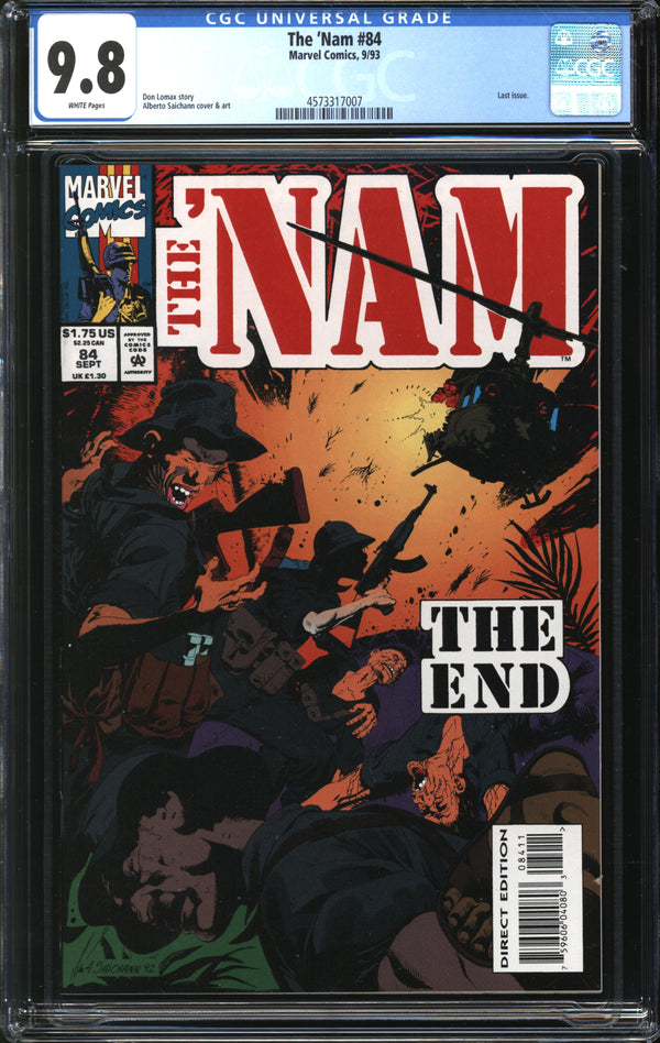 'Nam, The (1986) #84 CGC 9.8 NM/MT