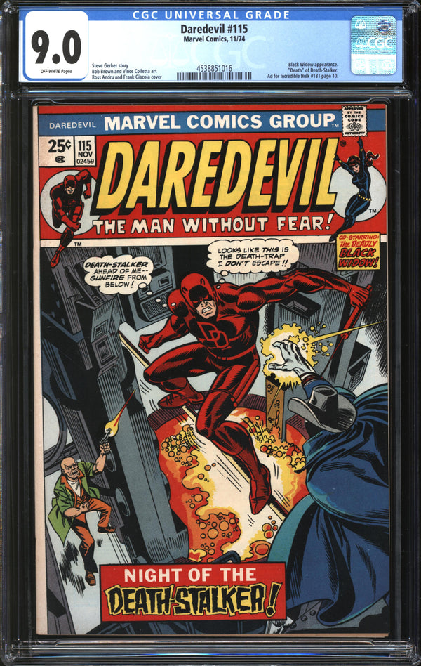 Daredevil (1964) #115 CGC 9.0 VF/NM